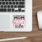 (3Pcs) Mom Wife Blessed Life Floral Sticker, Pretty Mom Mama Decal, Celebrate Your Mom Gigi Love, Gifts for Grandma Mum Decoration Books Laptops Phones Waterproof Vinyl Water Bottle Gifts 3"x2.8" Inch